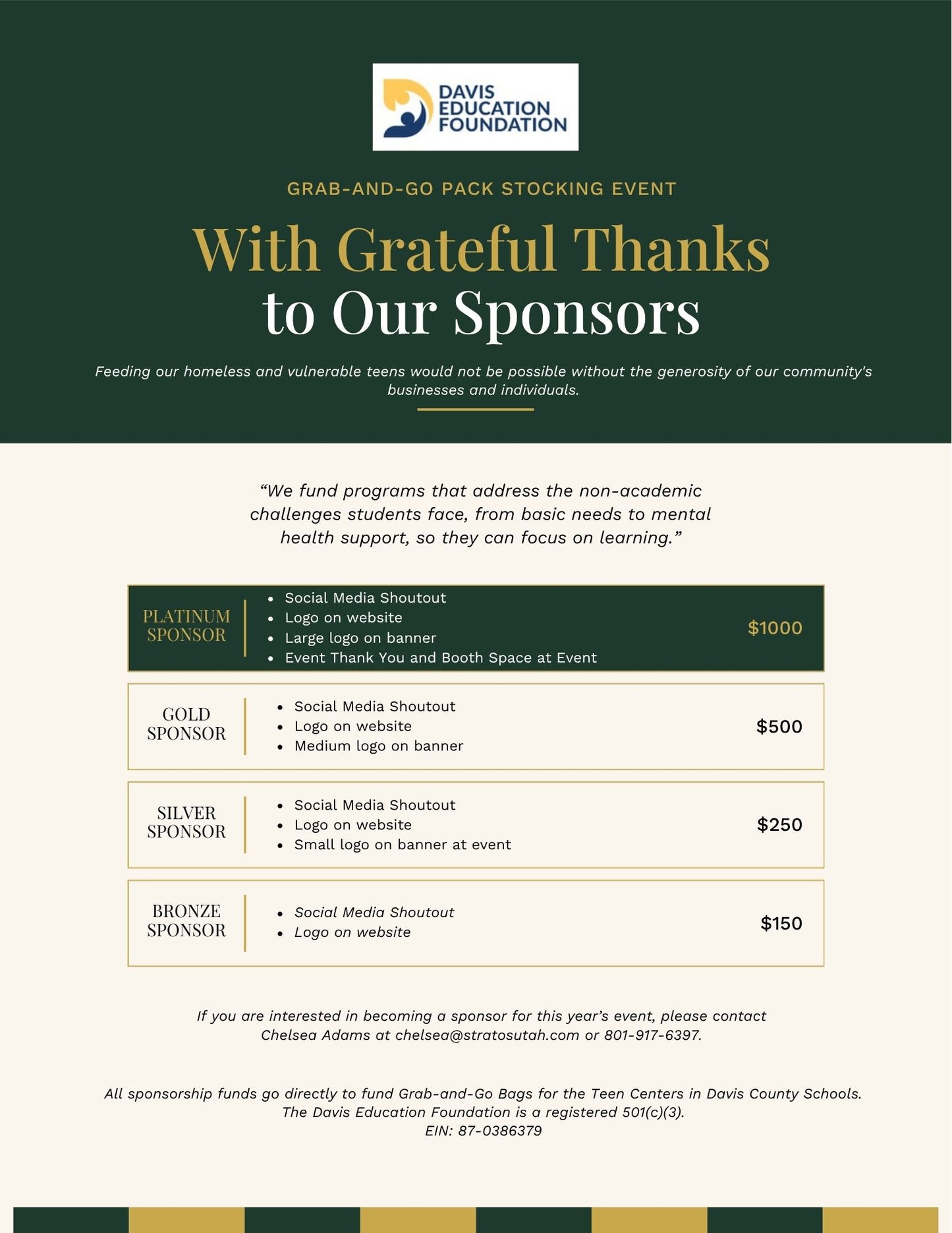 2nd Annual Grab-and-Go Charity Event - Donate